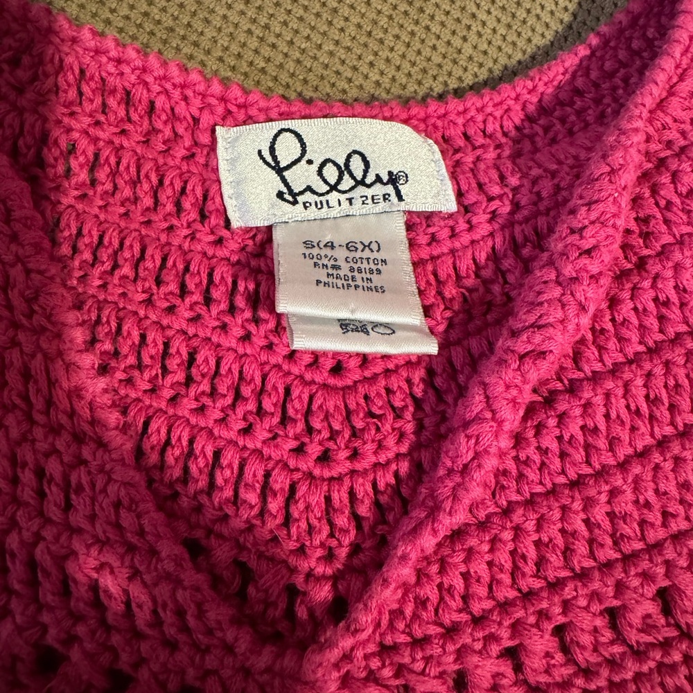 Lily Pulitzer Poncho- Girls 4-6X